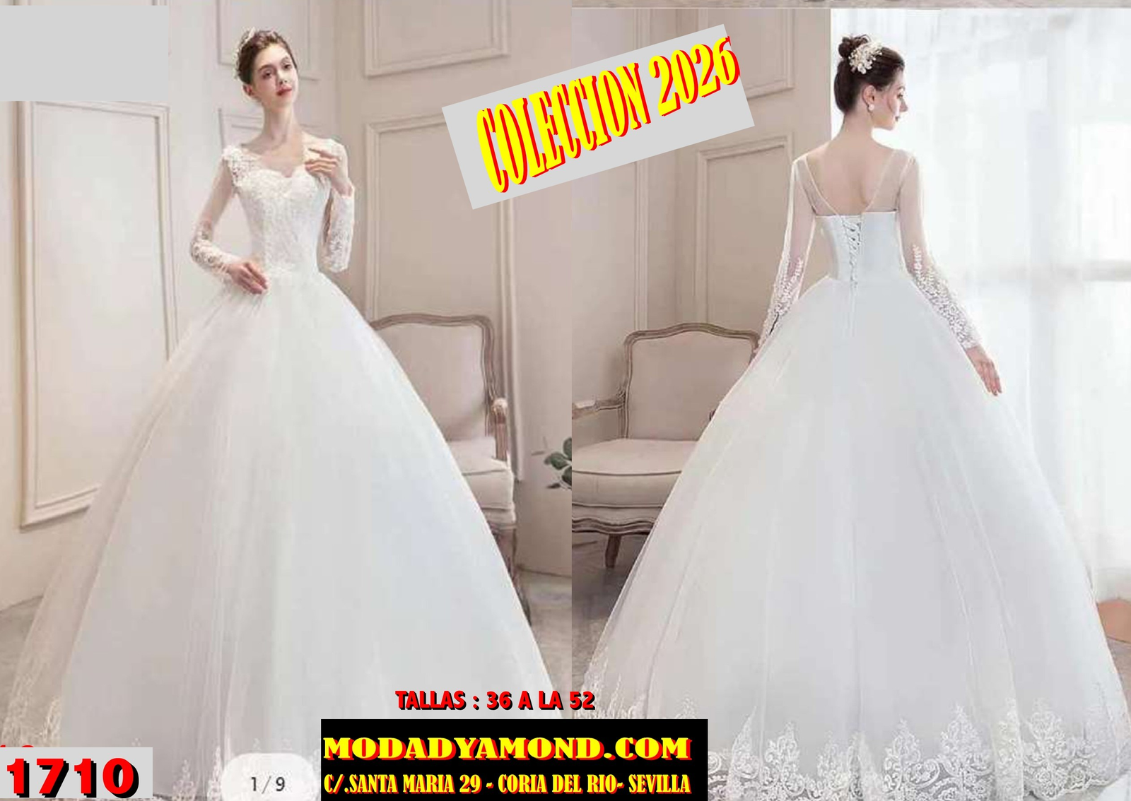 VESTIDO DE NOVIA  1710