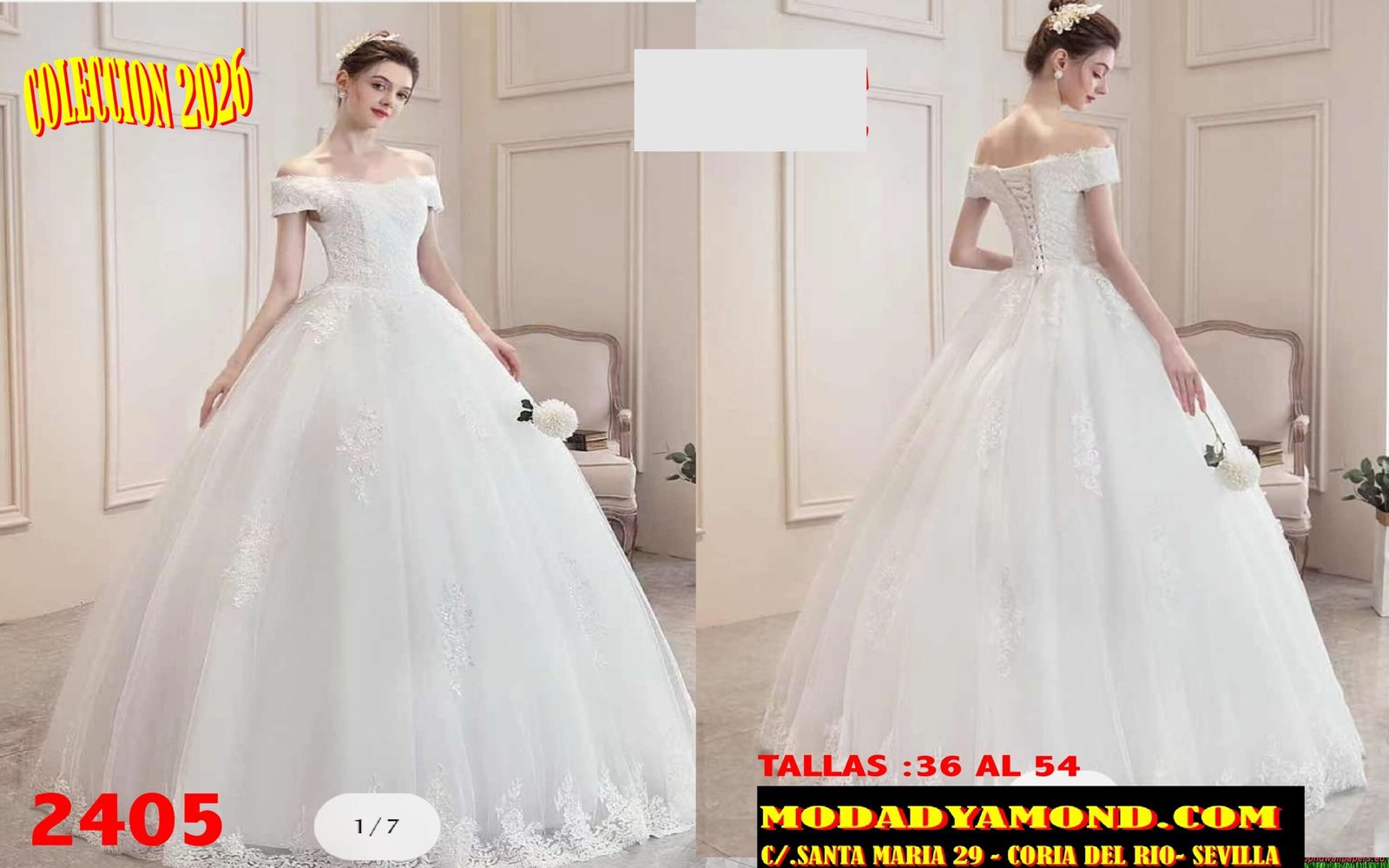 VESTIDO DE NOVIA 2405