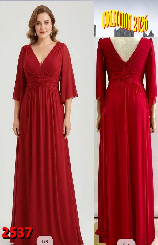 VESTIDO BOREAL LARGO CURVIS 2537V