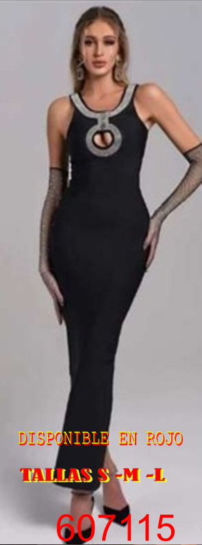 VESTIDO BANDAGE 607115 LARGO