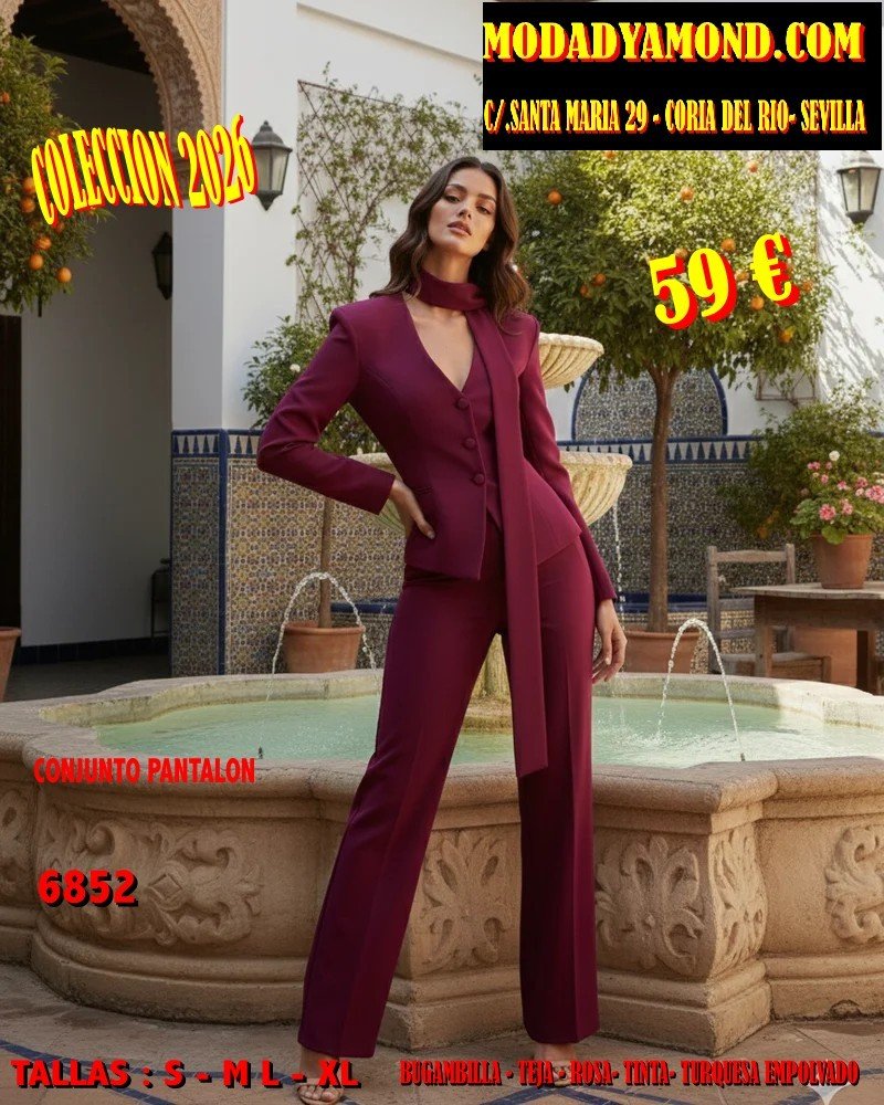 CONJUNTO PANTALON AMANECER 6852 BUGAMBILLA