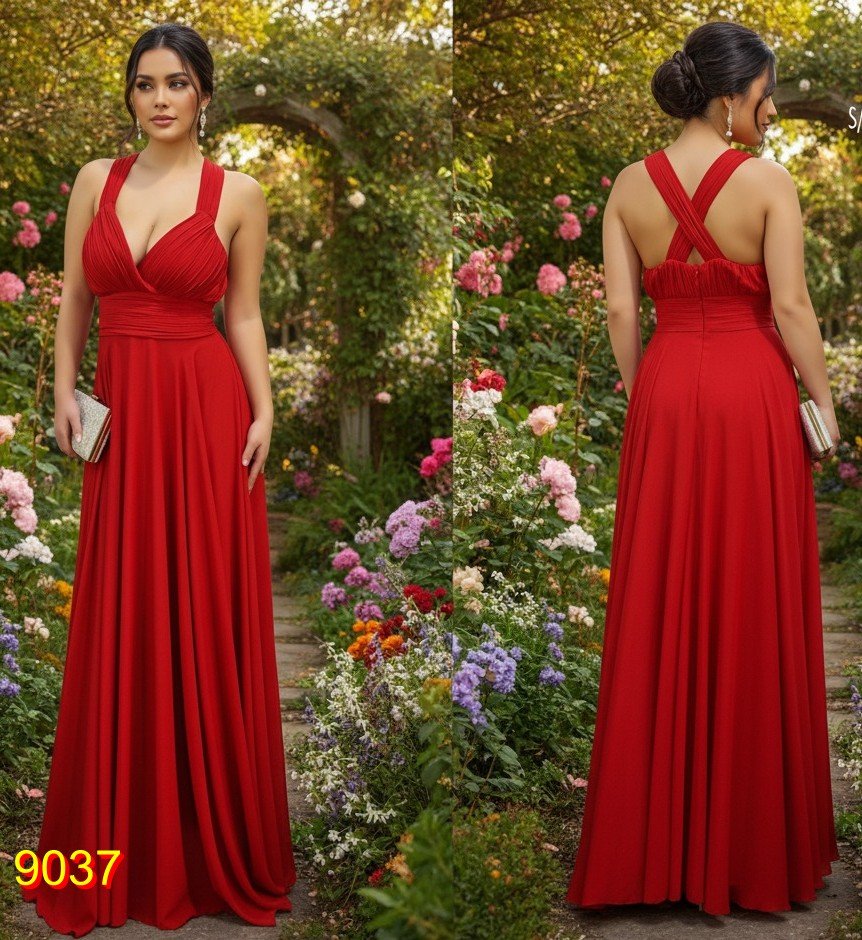 VESTIDO MMG LARGO 9037