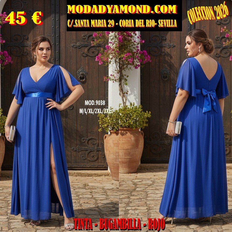 VESTIDO MMG 9038 LARGO