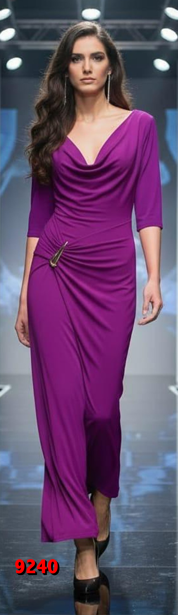 VESTIDO MMG 9240 LARGO