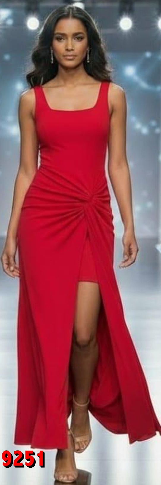 VESTIDO MMG LARGO 9251