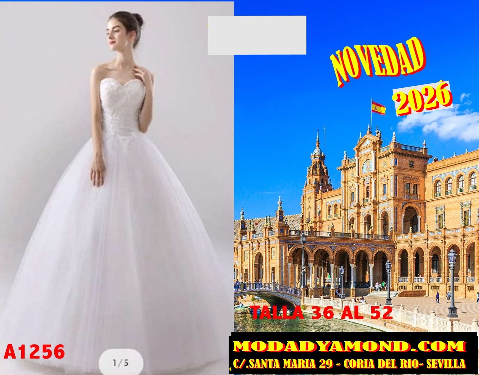 VESTIDO DE NOVIA A-1256