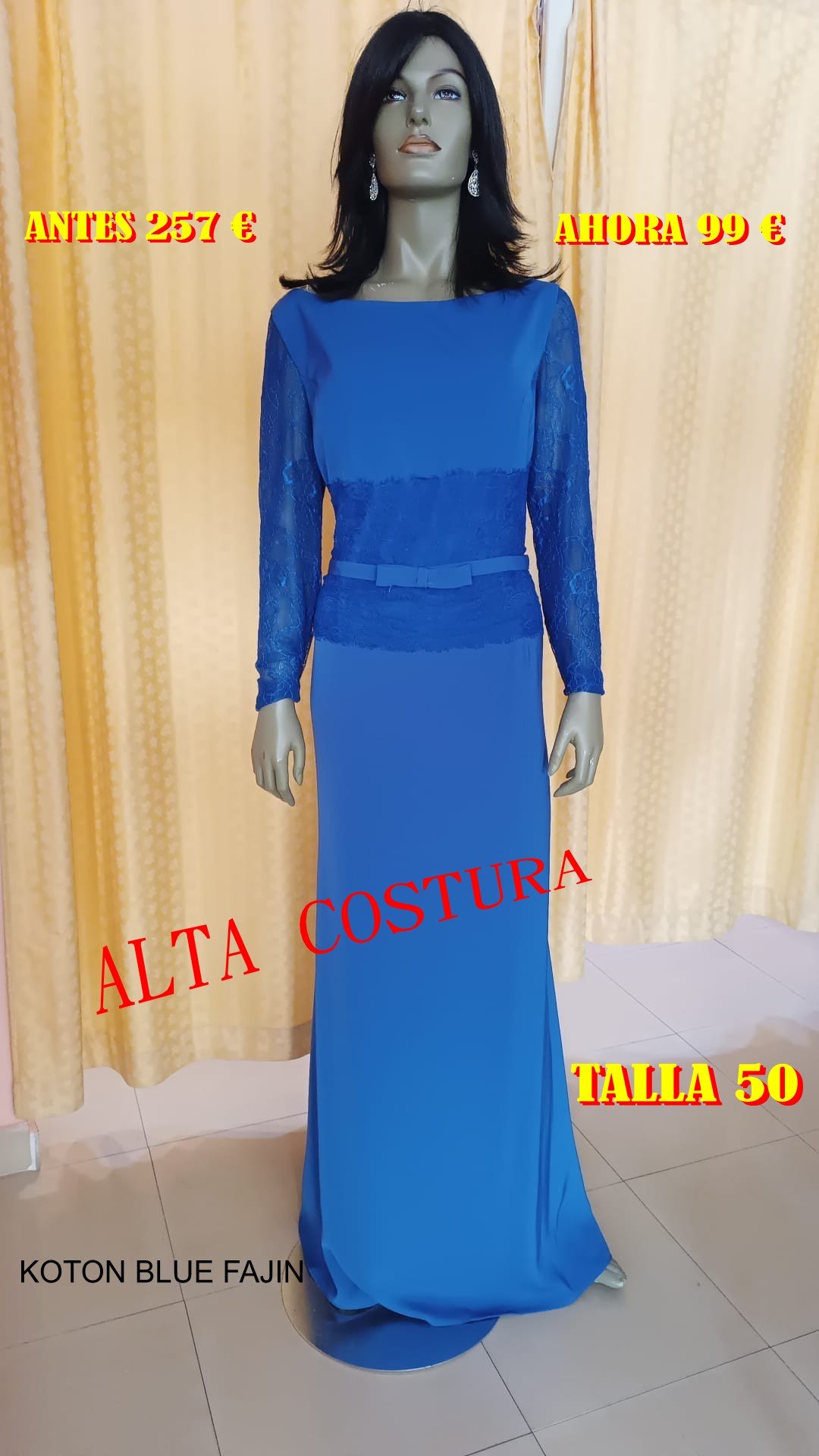 VESTIDO KOTON BLUE FAJIN