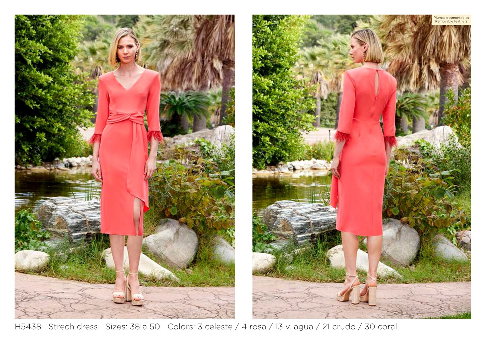 VESTIDO CORTO HERYSA (ALTA COSTURA) H5438