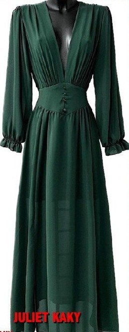 VESTIDO JULIET LARGO KAKY