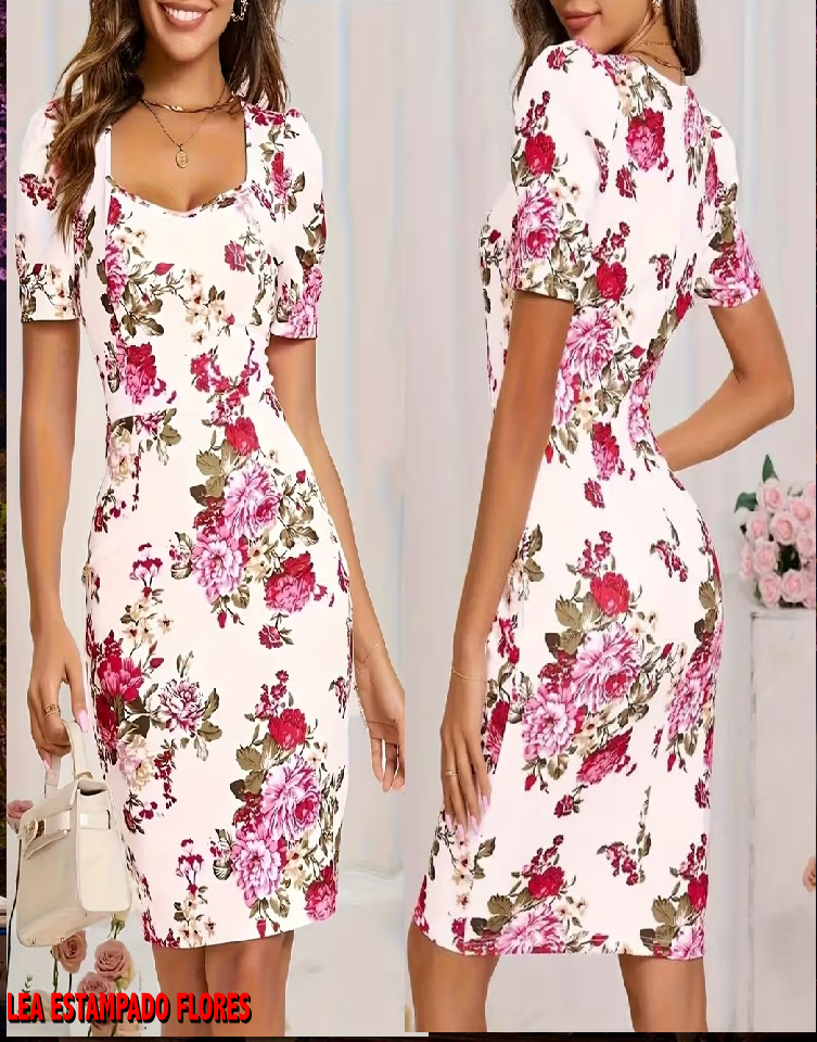 VESTIDO LEA ESTAMPADO FLORES