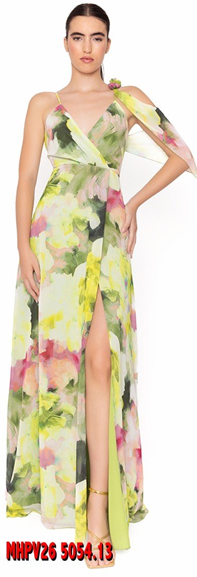 VESTIDO CASTING 5054.13 LARGO ESTAMPADO