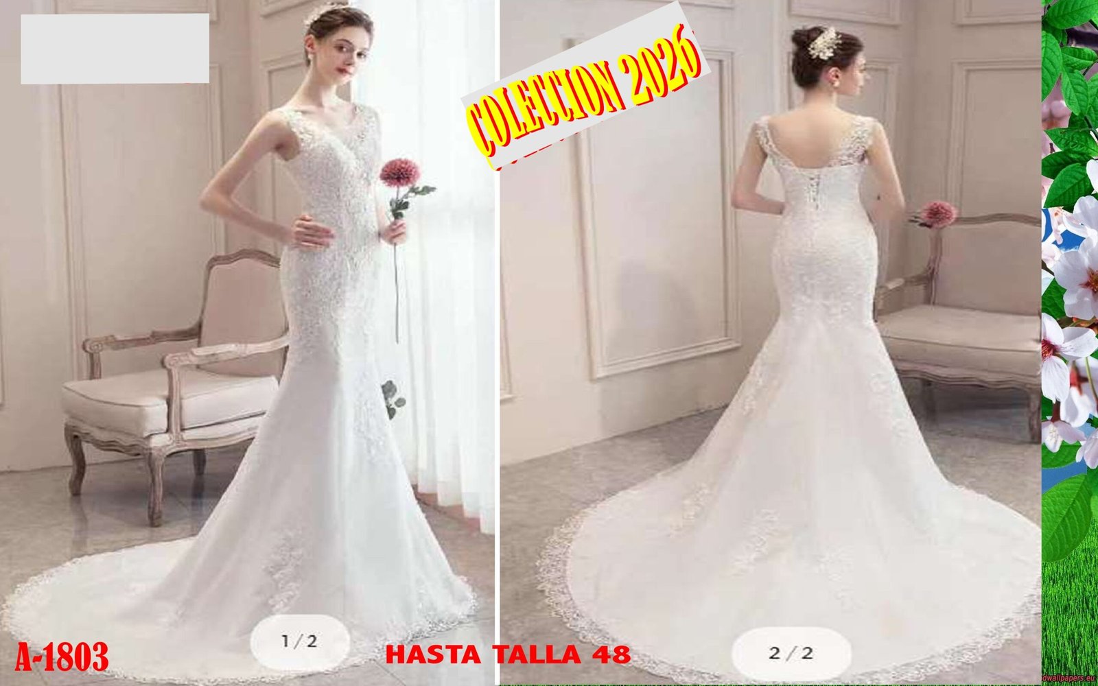 VESTIDO DE NOVIA 1803