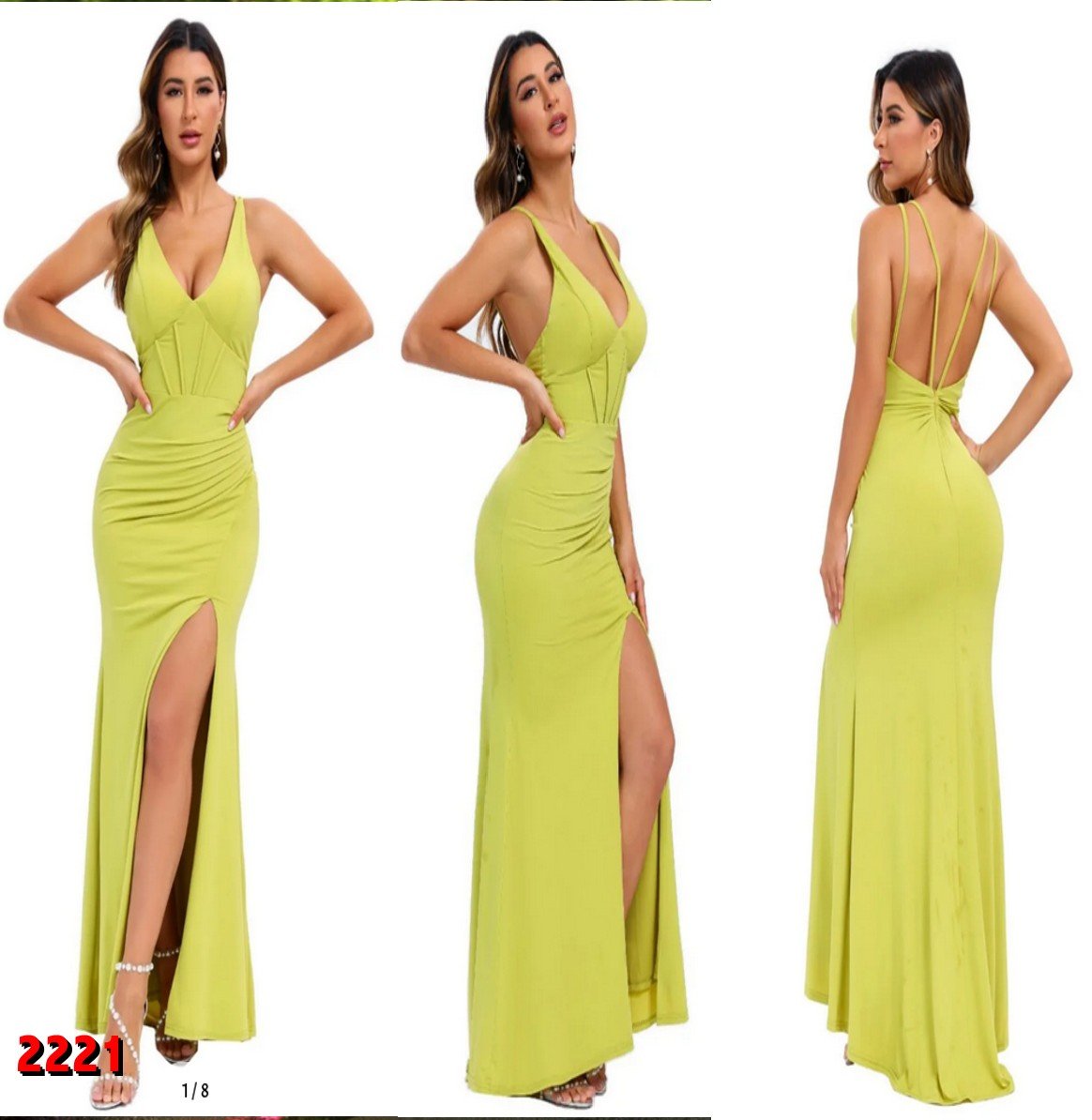 VESTIDO BOREAL JUVEN LARGO 2221