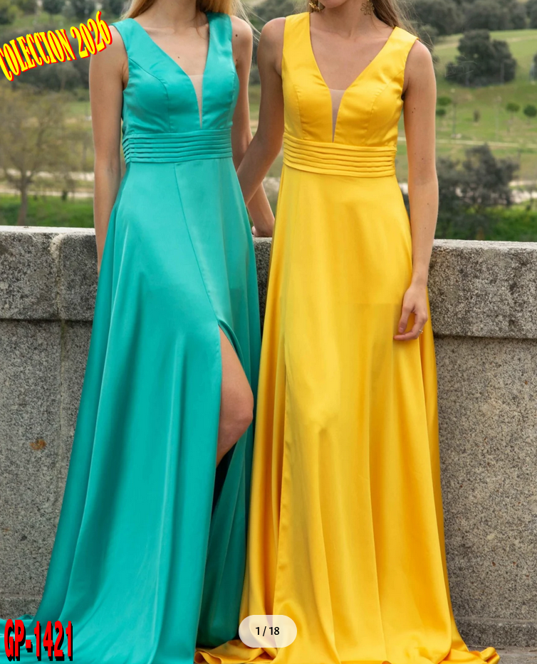 VESTIDO BOREAL JUVEN LARGO GP-1421