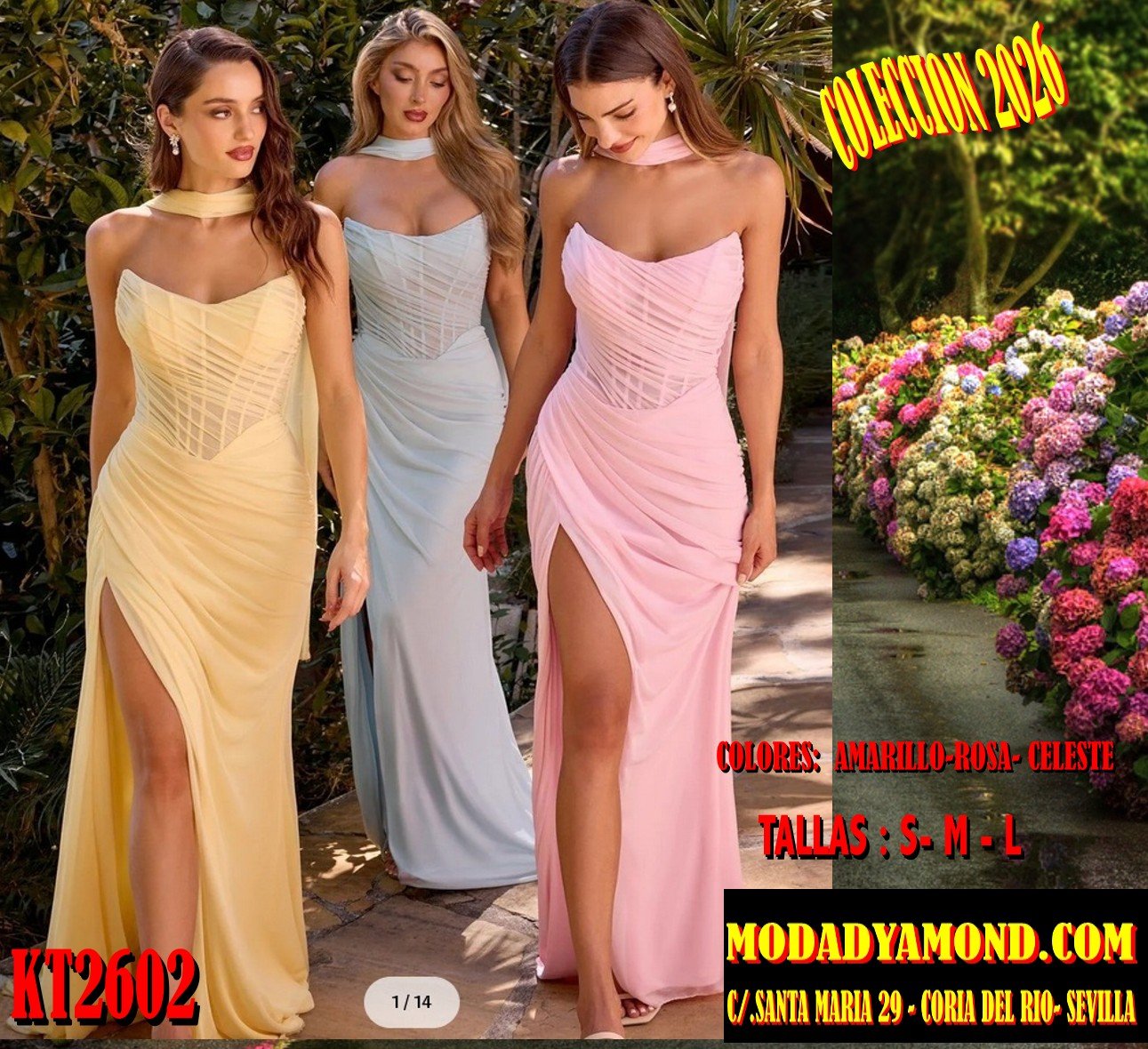 VESTIDO BOREAL LARGO JUVEN KT2602