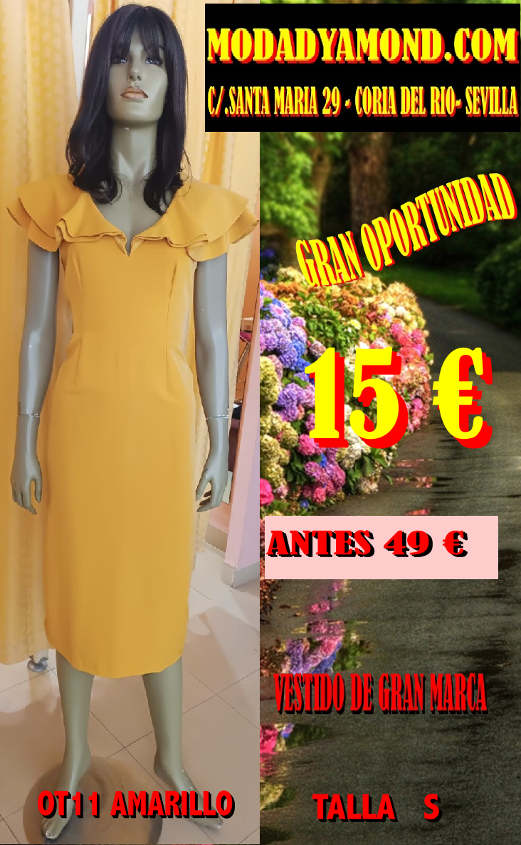 VESTIDO AMARILLO OT 11