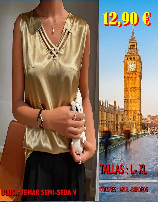 BLUSA TEMAR SEMI-SEDA V