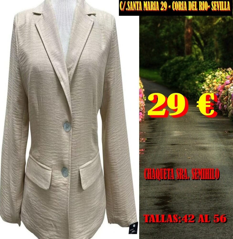 CHAQUETA ALEXIA SEMIHILO A-626
