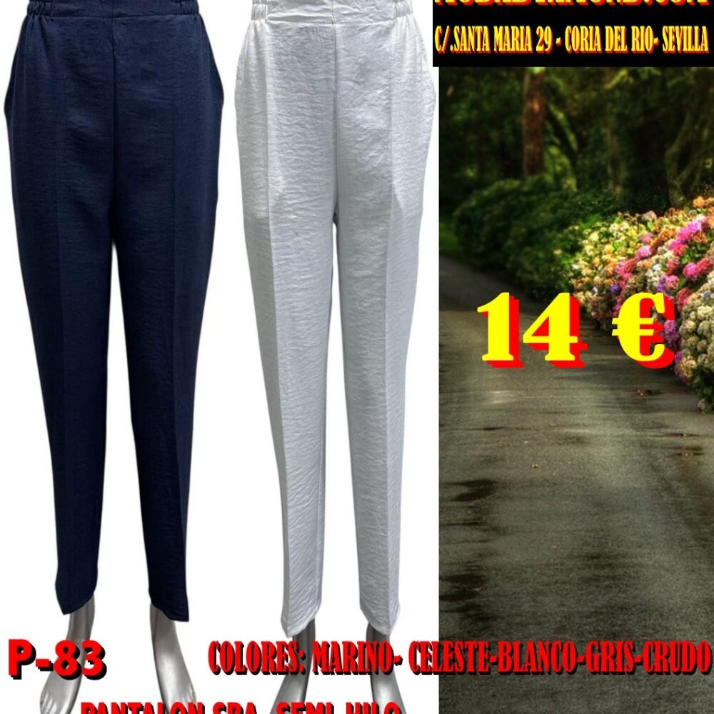 PANTALON ALEXIA P-83 SEMIHILO
