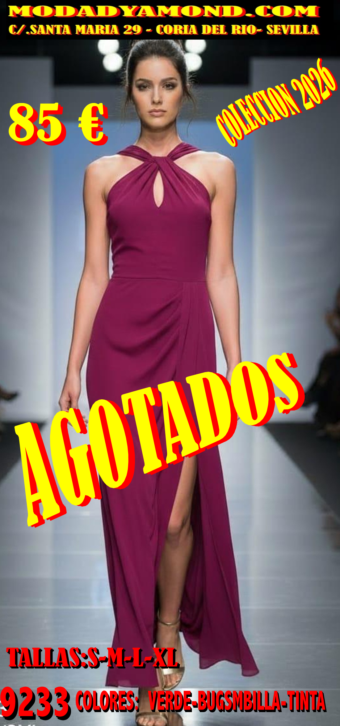 VESTIDO MMG LARGOS 9233