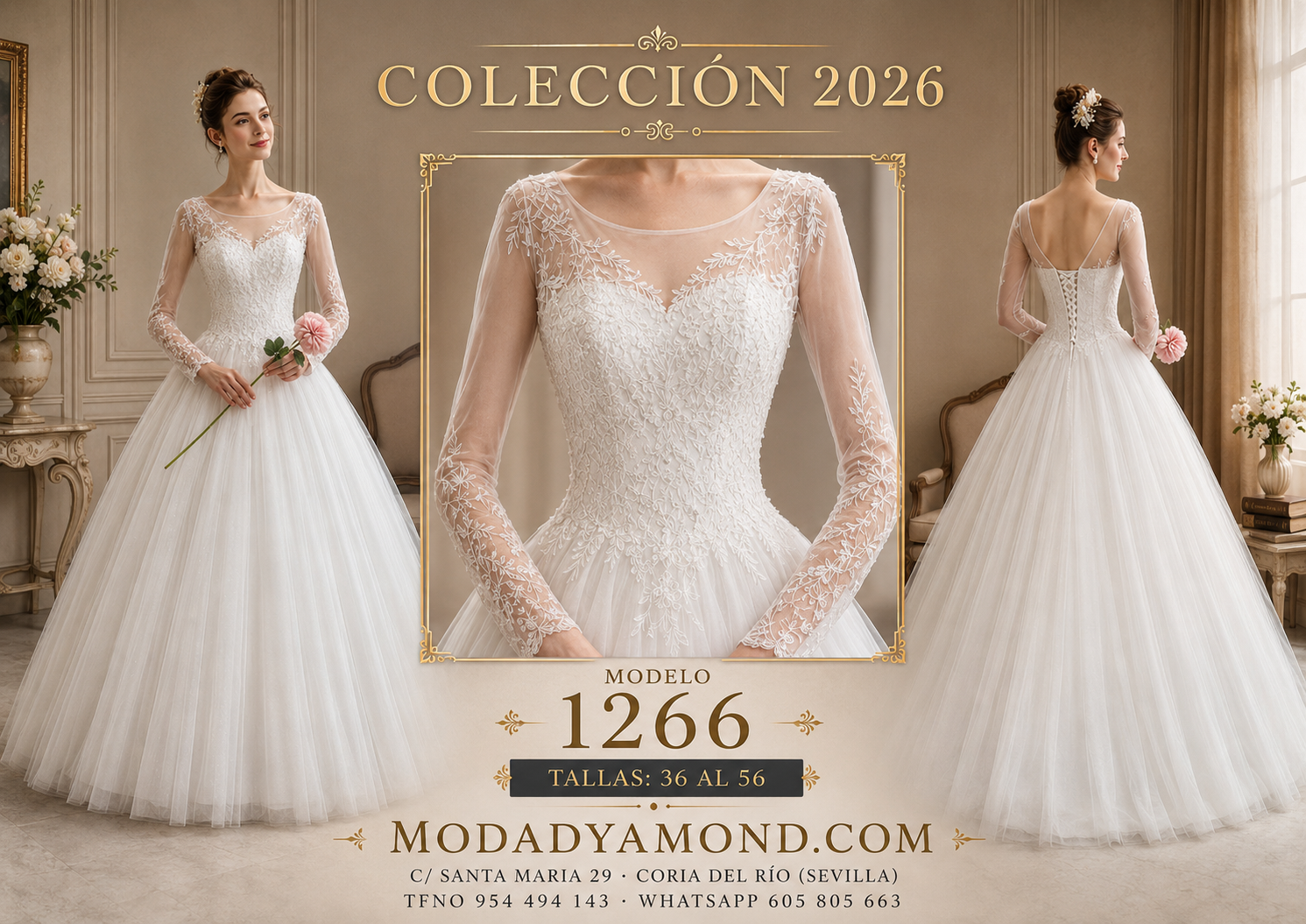 VESTIDO DDE NOVIA 1266