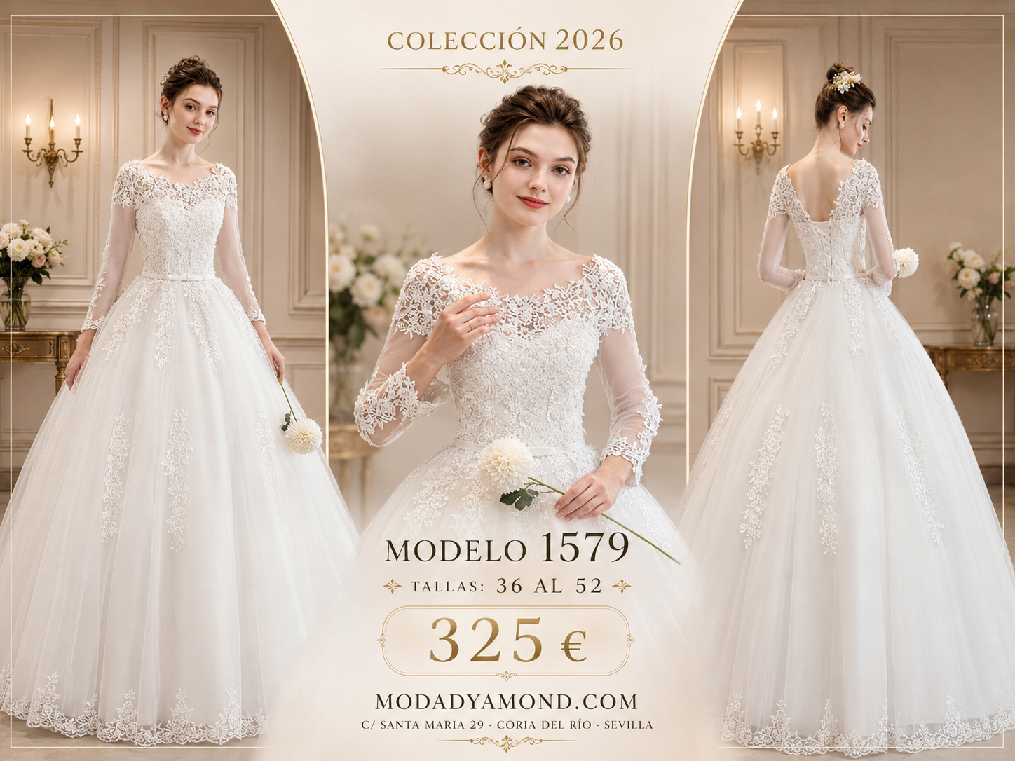 VESTIDO DE NOVIA 1579
