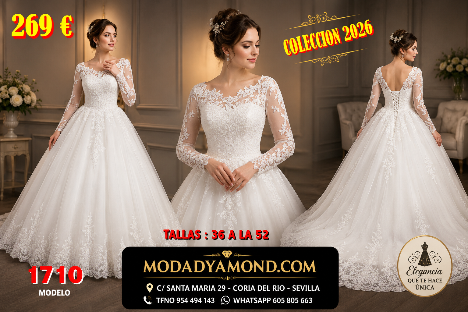 VESTIDO DE NOVIA  1710