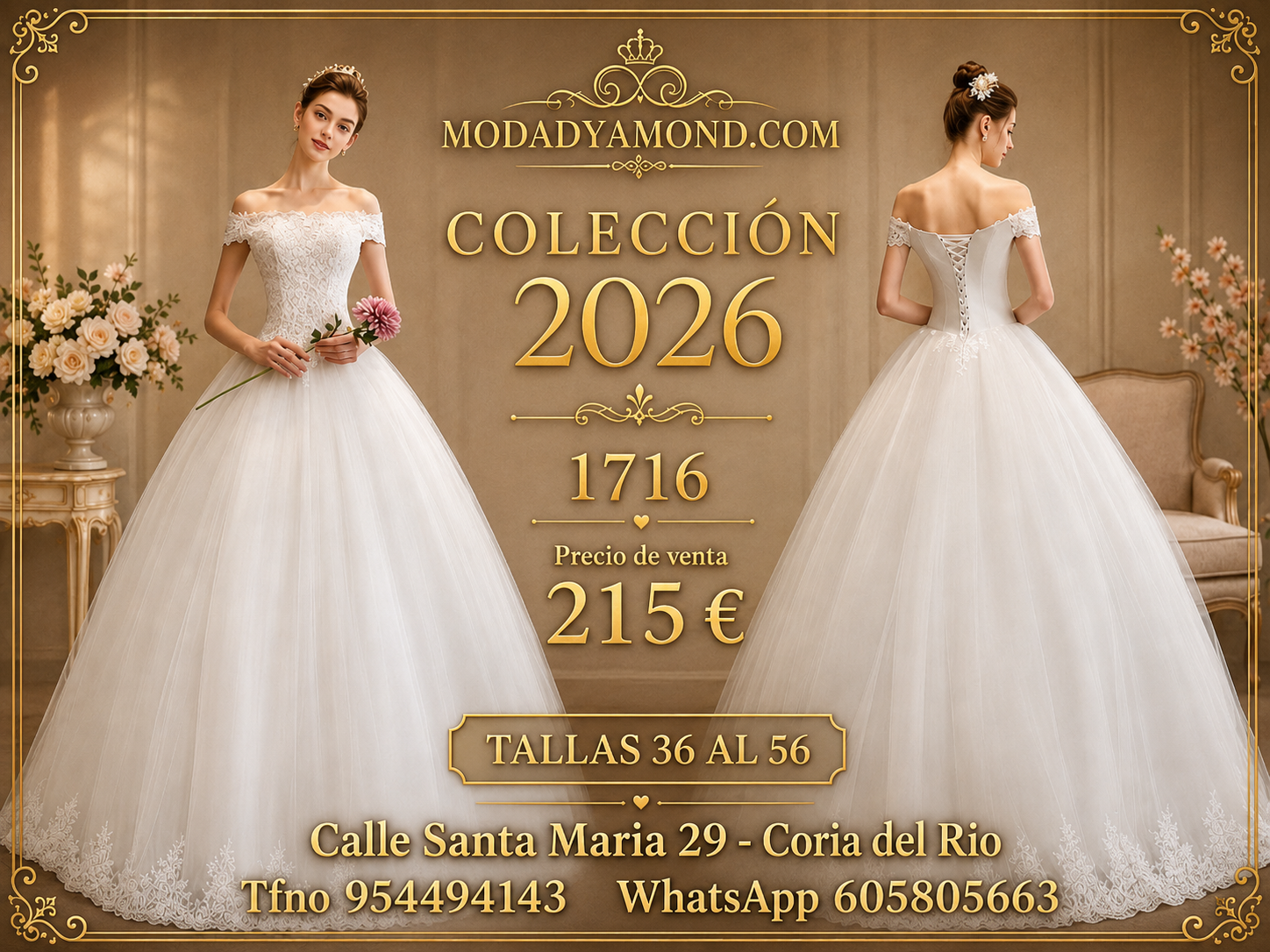 VESTIDO DE NOVIA 1716