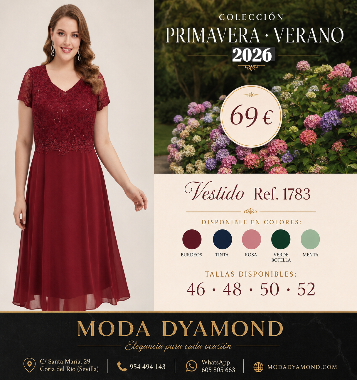 VESTIDO BOREAL 1783 CORTO