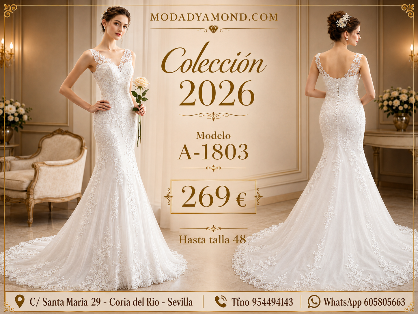 VESTIDO DE NOVIA 1803