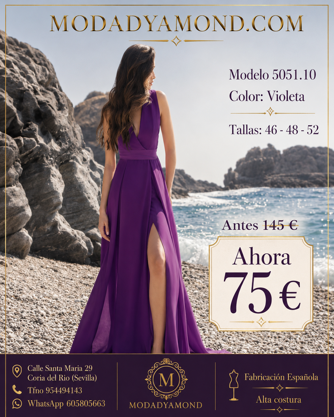 VESTIDO CT 5051.10 LARGO CURVIS (ALTA COSTURA)
