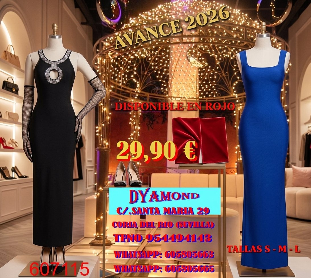 VESTIDO LARGO BANDAGE 607115