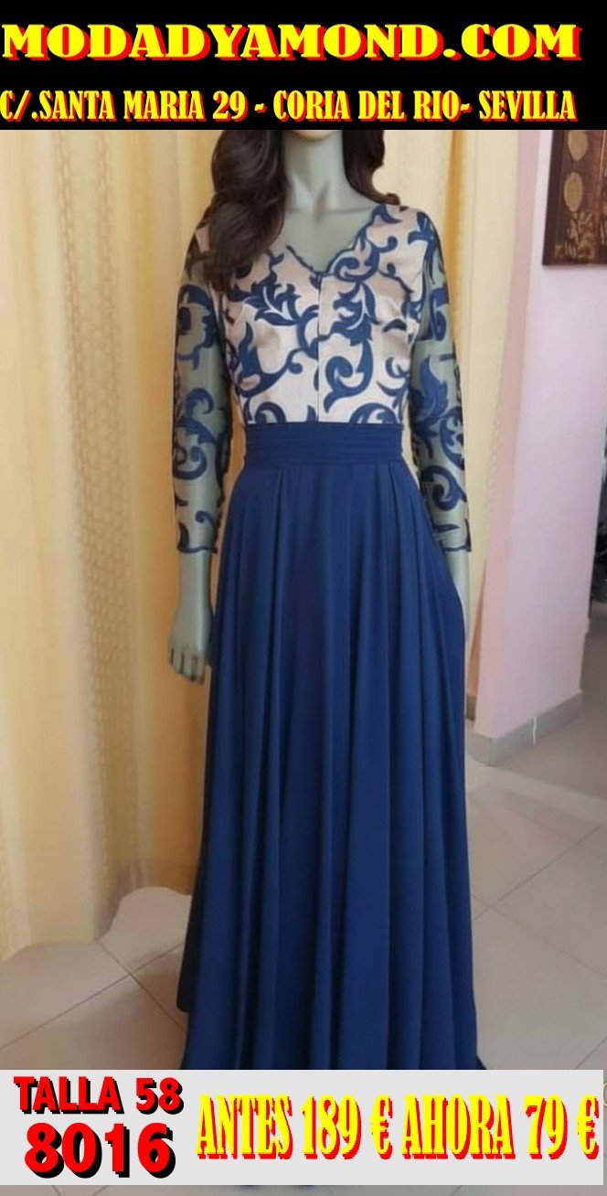 VESTIDO ALTA COSTURA LJ8016 CURVIS LARGO