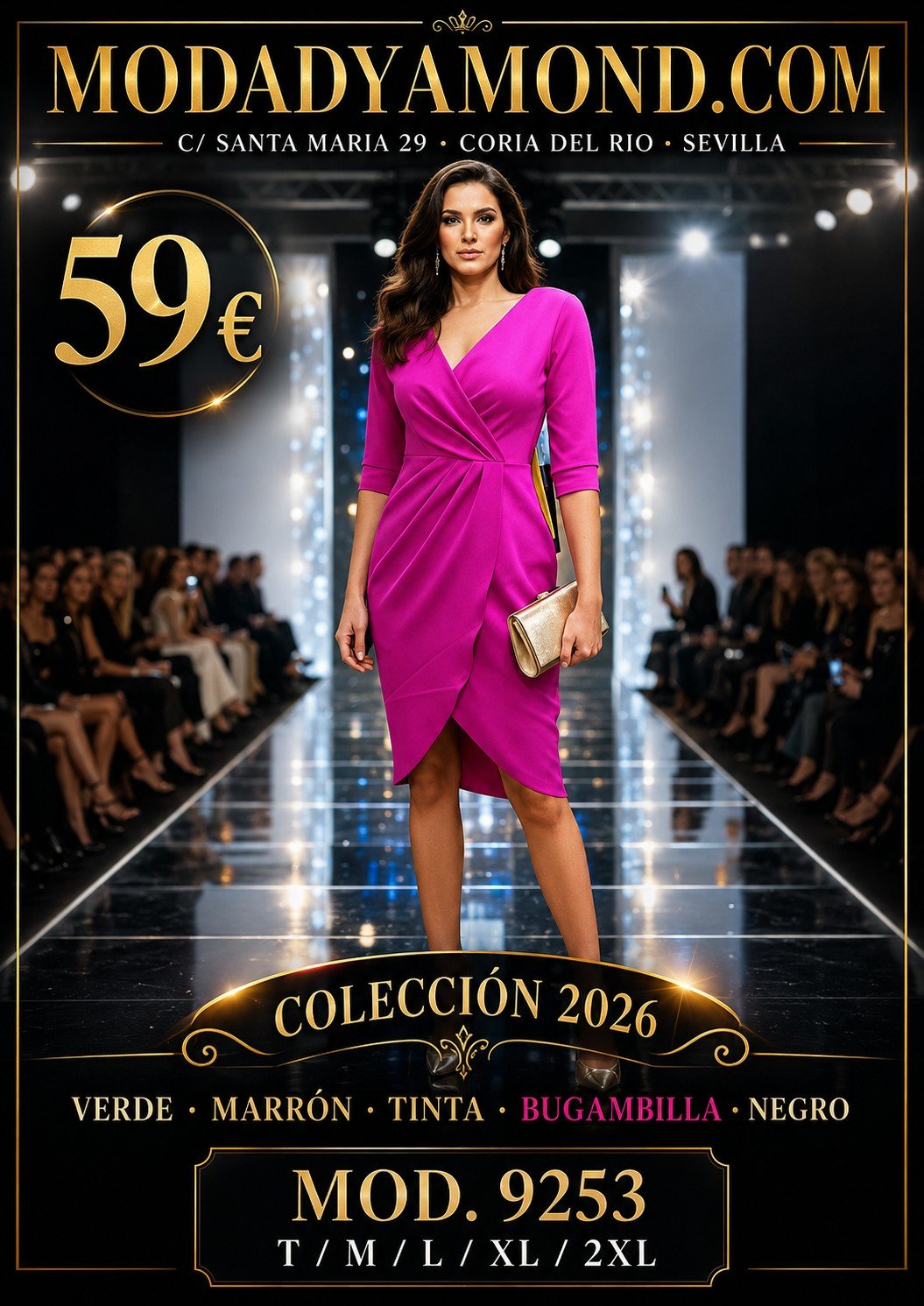 VESTIDO MMG 9253 CORTO