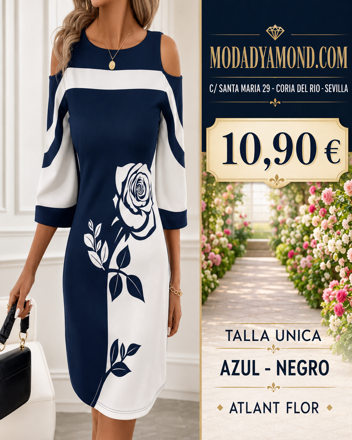 VESTIDO ATLANT FLOR