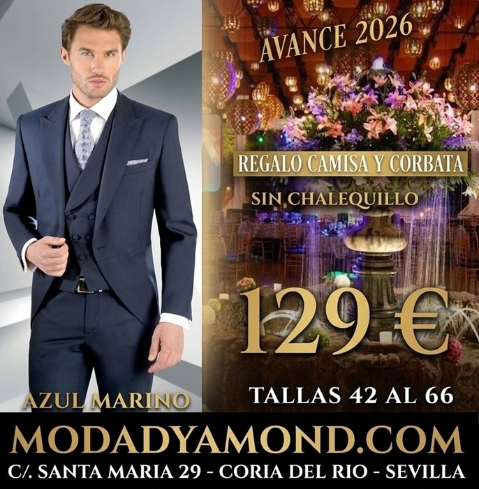 TRAJE DE CHAQUETA CABALLERO CENTAURO AZUL (CON REGALO DE CAMISA BLANCA CUELLO ITALIANO Y CORBATA A ELEGIR COLOR)