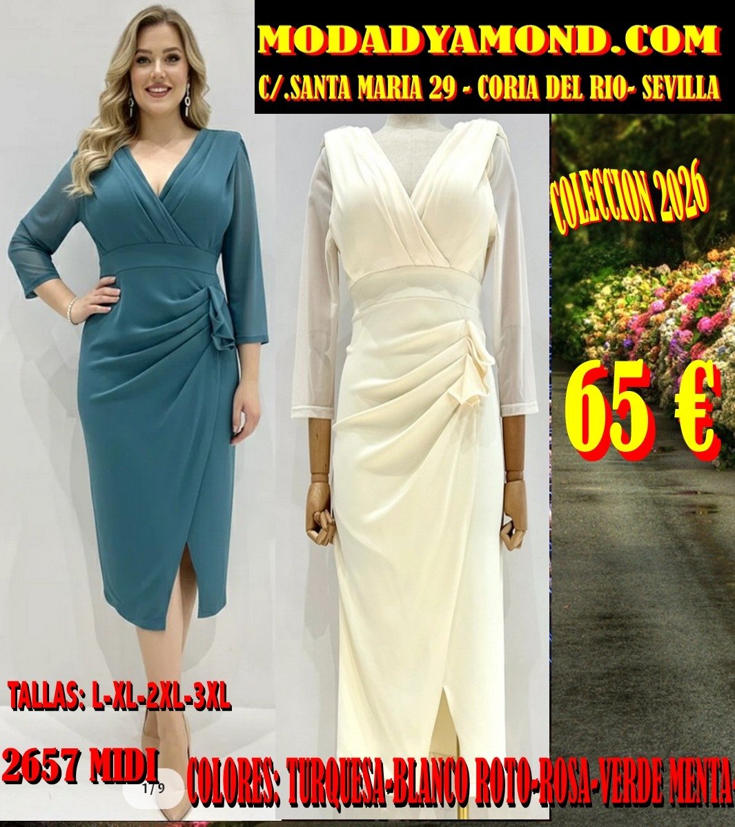 VESTIDO BOREAL MIDI 2657