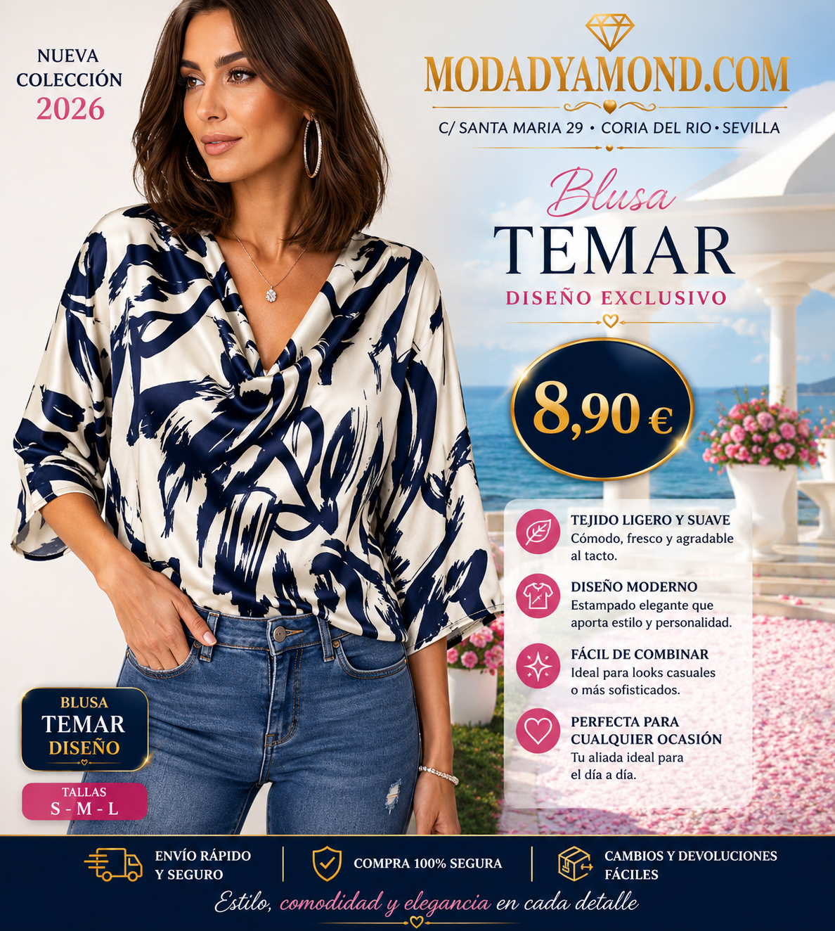 BLUSA  TEMAR DISEÑO