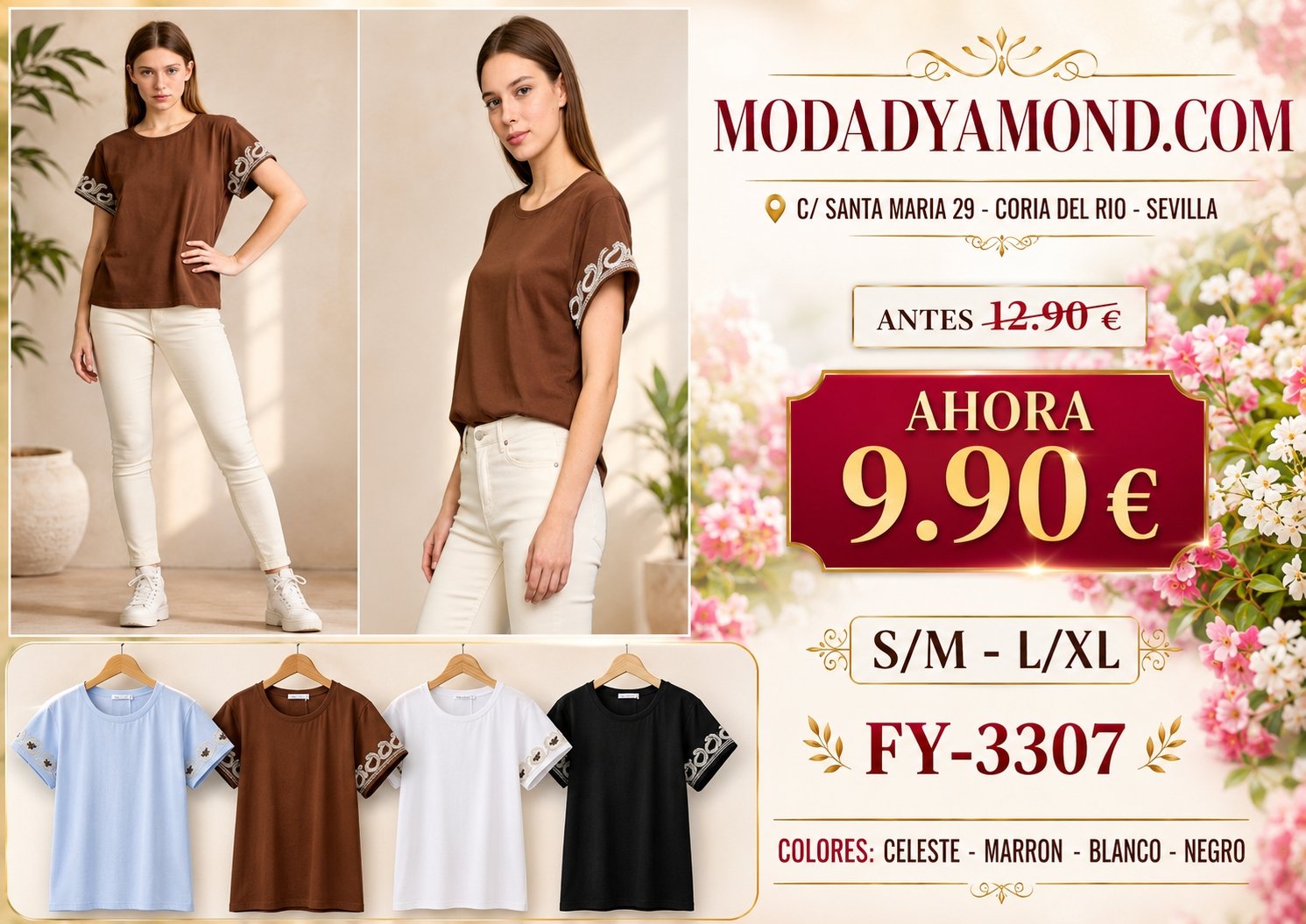 CAMISETA NOVEDAD CORAZON FY-3307