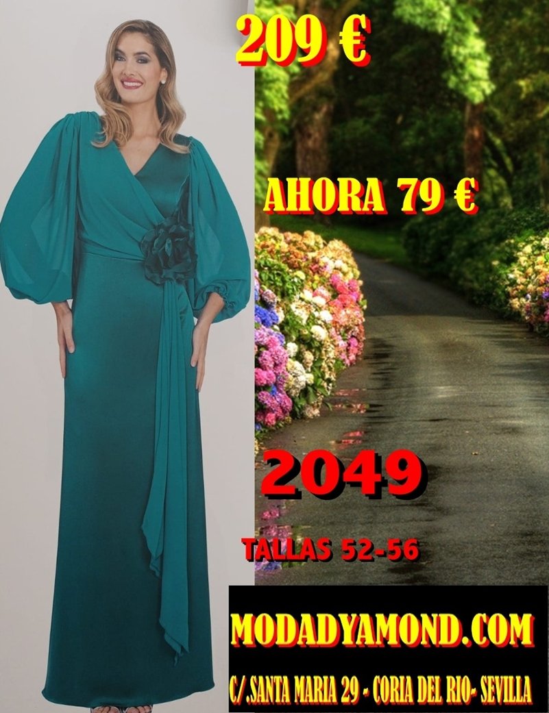 VESTIDO ALTA COSTURA LJ 2049 CURVIS LARGO