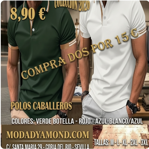 POLOS DE CABALLEROS SURTIDOS