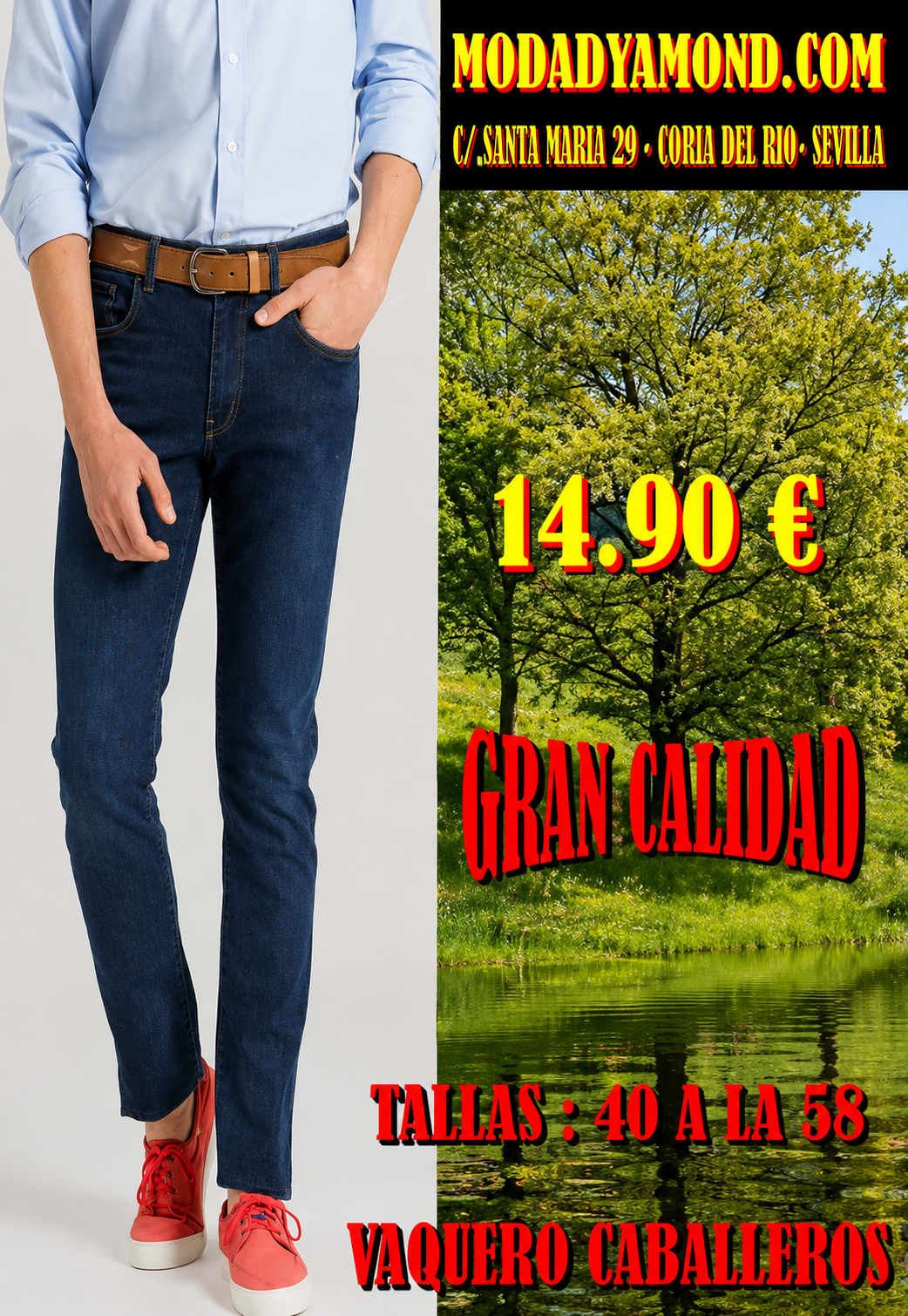 PANTALON CRO. VAQUERO GRAN CALIDAD
