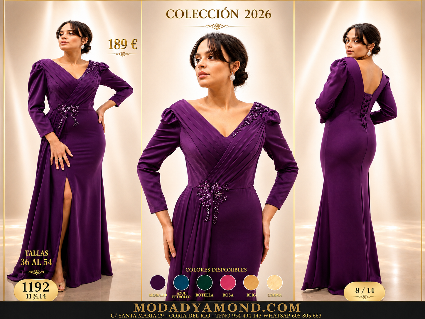 VESTIDO BOREAL CURVIS LARGO 1192