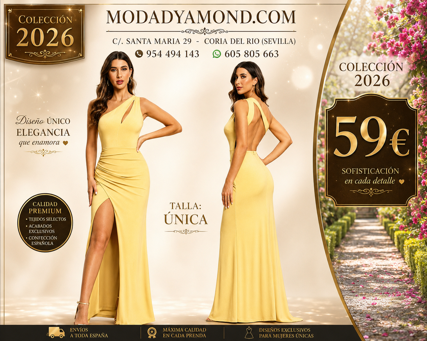 VESTIDO BOREAL JUVEN LARGO 2213