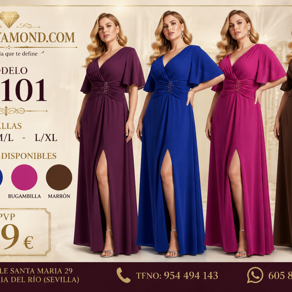 VESTIDO BOREAL LARGO 260101
