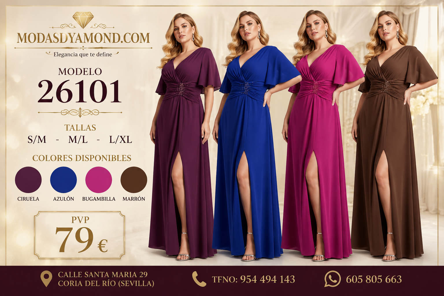 VESTIDO BOREAL LARGO 260101