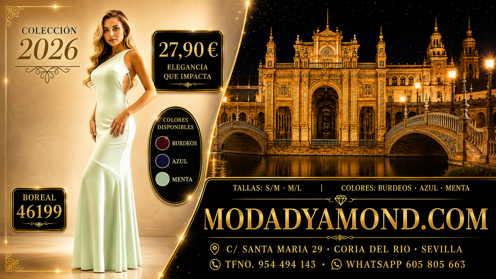 VESTIDO BOREAL LARGO 46199