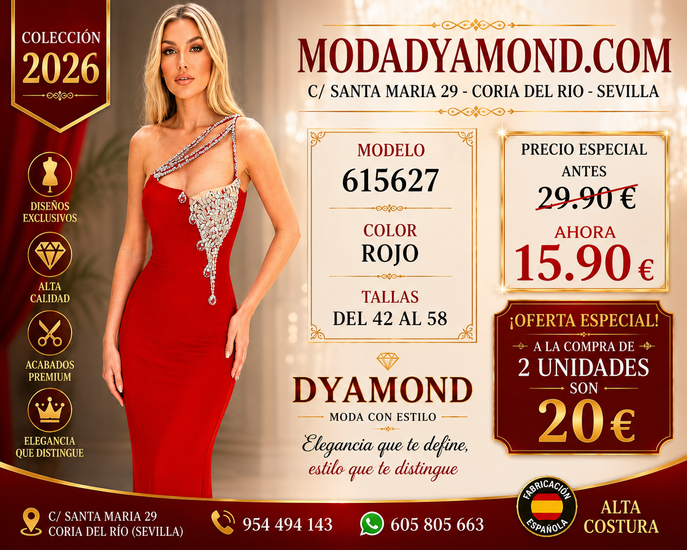 VESTIDO BANDAGE 615627