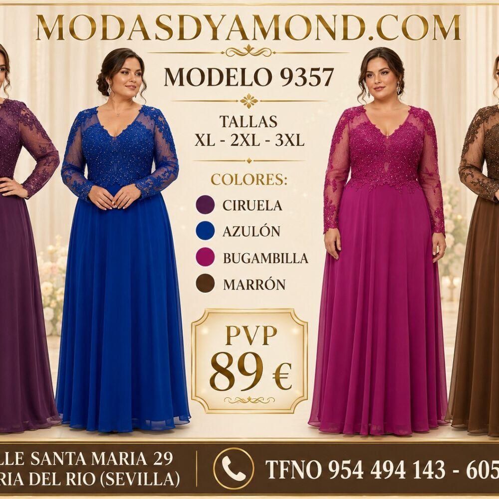 VESTIDO BOREAL CURVIS LARGO 9357