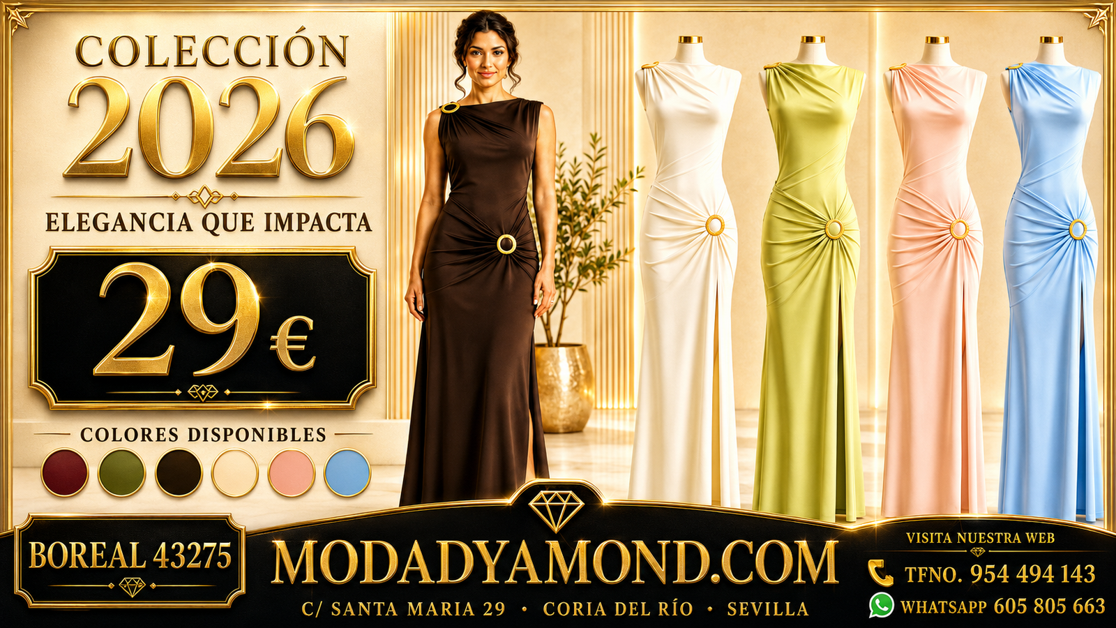 VESTIDO BOREAL 43275 LARGO